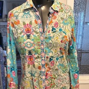 Sundance Cino Floral Buttondown top